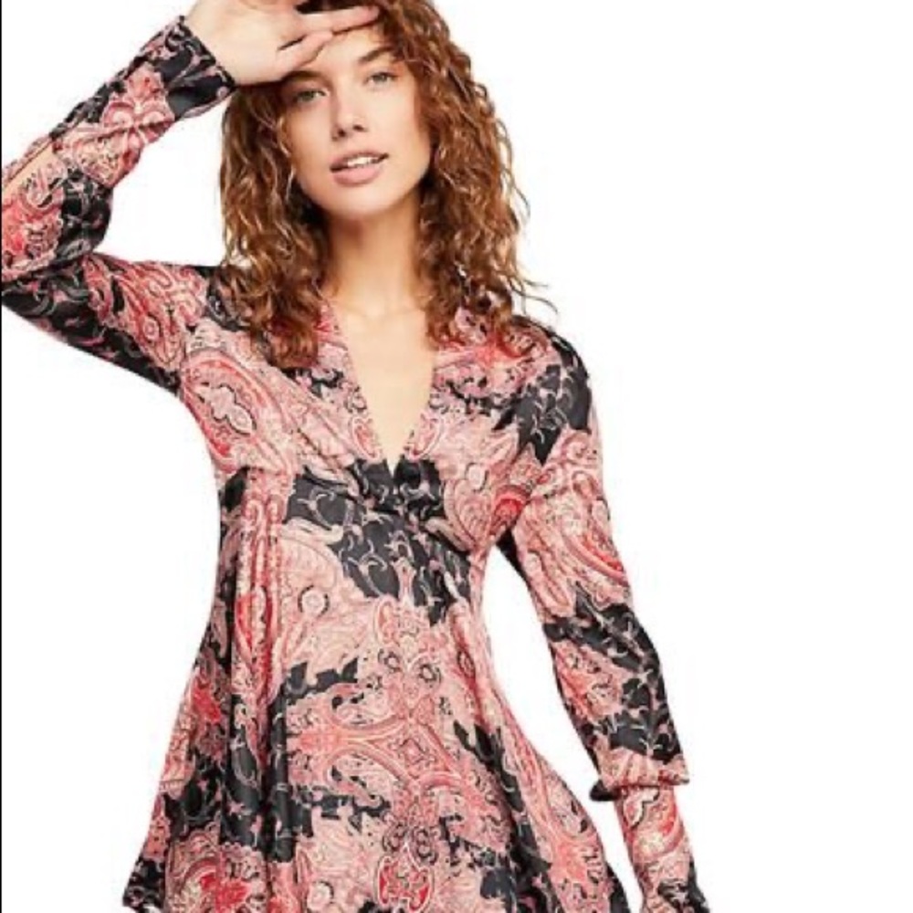 Free People Field of Butterflies tunic